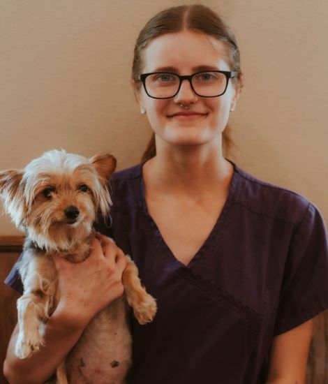 Haley, team member of Athens Animal Clinic