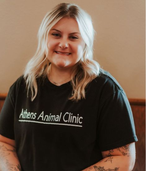Kim, team member of Athens Animal Clinic