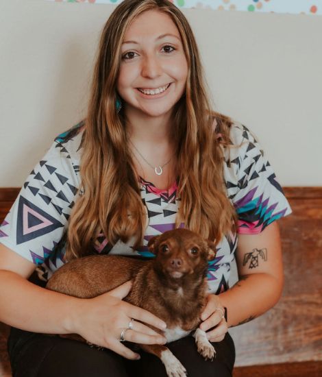 Kylie, team member of Athens Animal Clinic